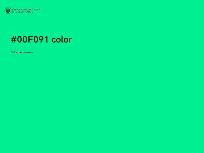 #00F091 color image