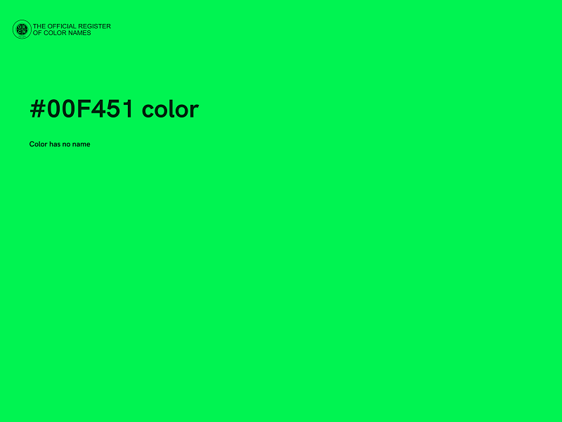 #00F451 color image