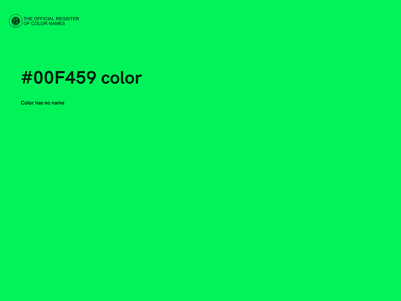 #00F459 color image