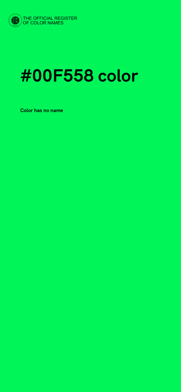 #00F558 color image