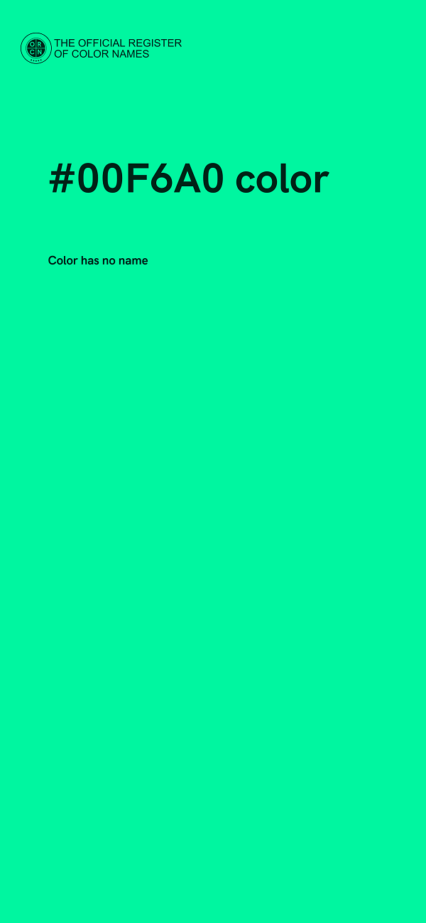 #00F6A0 color image