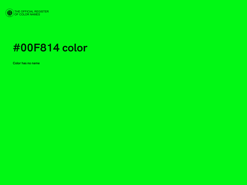 #00F814 color image