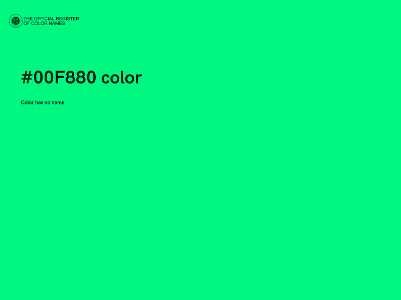 #00F880 color image