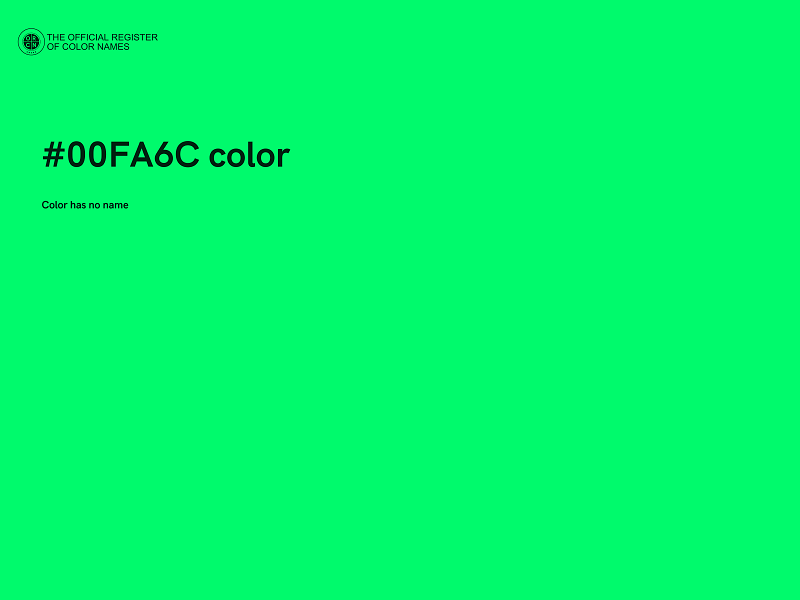 #00FA6C color image