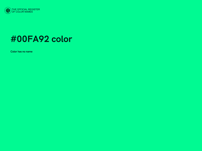 #00FA92 color image