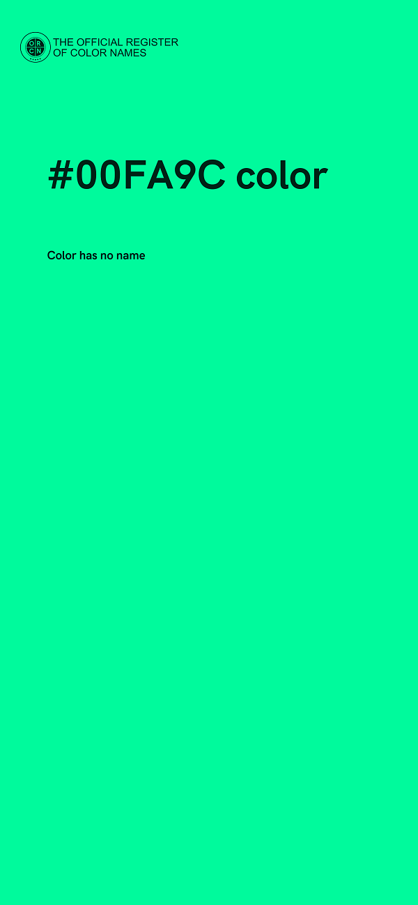 #00FA9C color image