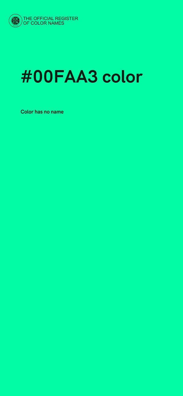 #00FAA3 color image