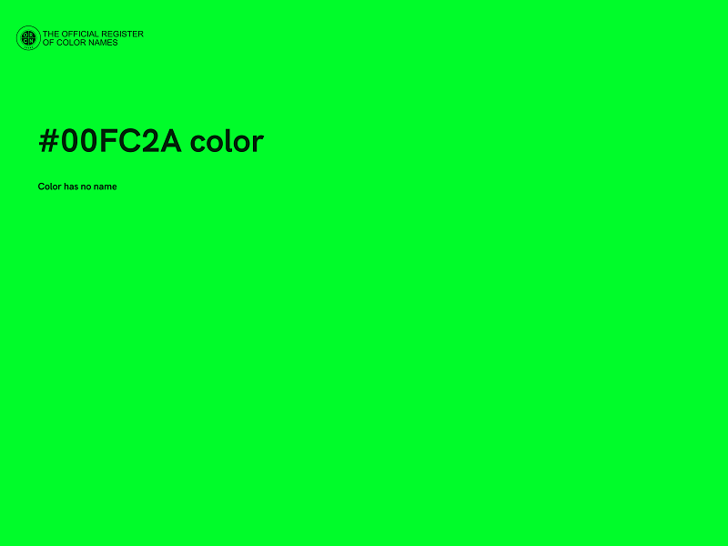 #00FC2A color image