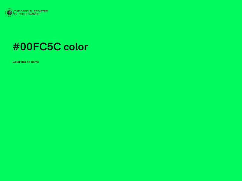 #00FC5C color image