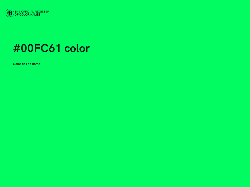 #00FC61 color image