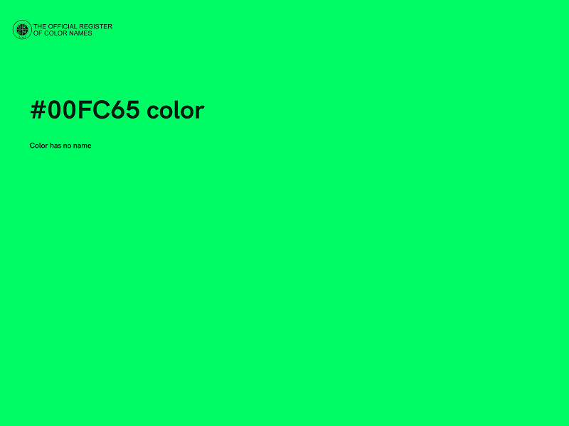 #00FC65 color image