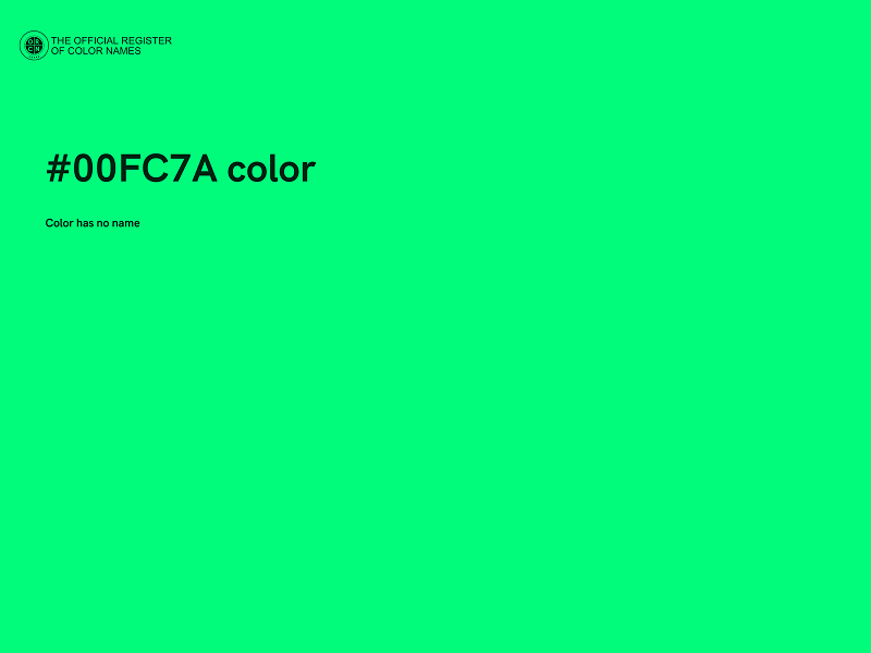 #00FC7A color image
