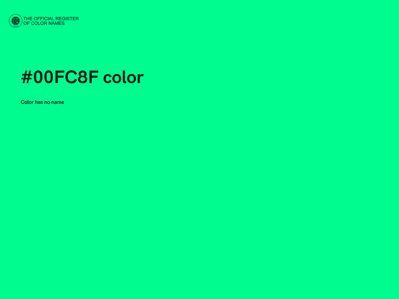 #00FC8F color image