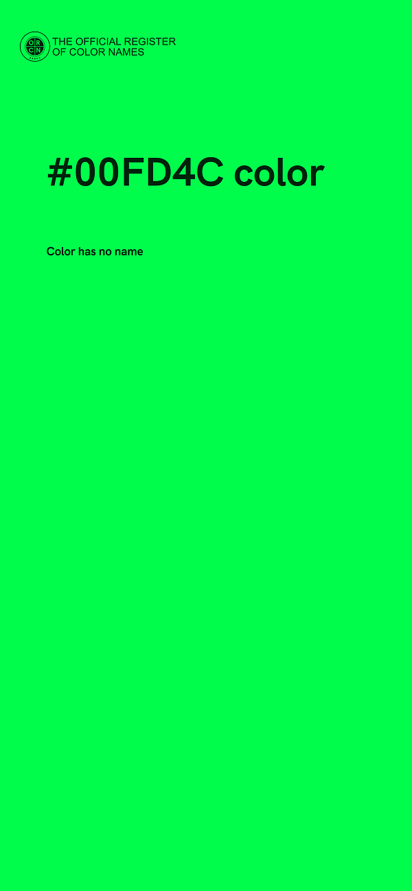 #00FD4C color image