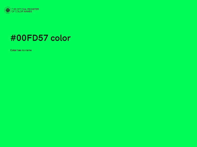 #00FD57 color image
