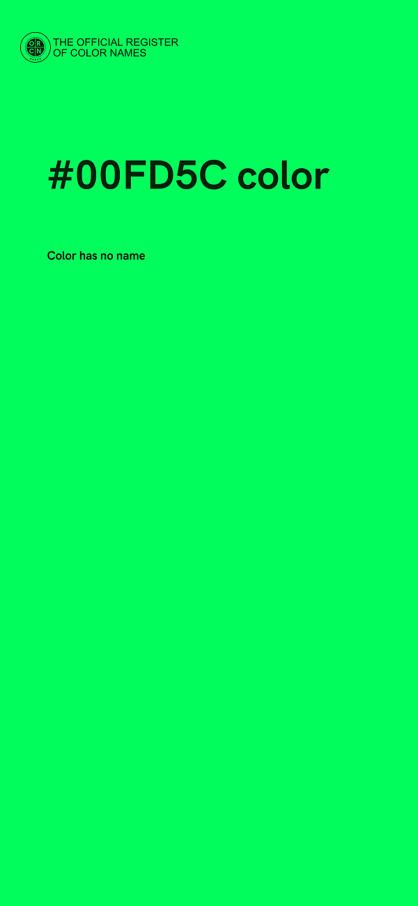#00FD5C color image