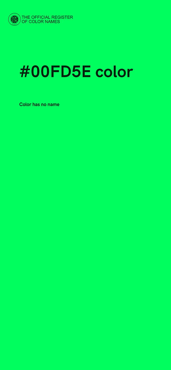 #00FD5E color image