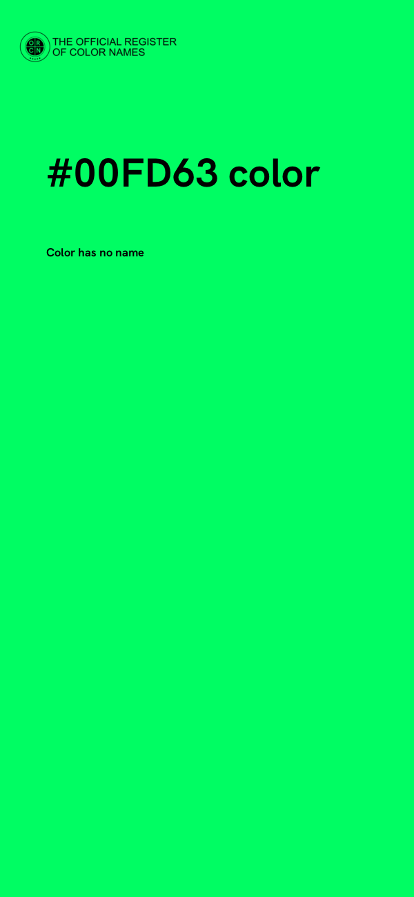 #00FD63 color image