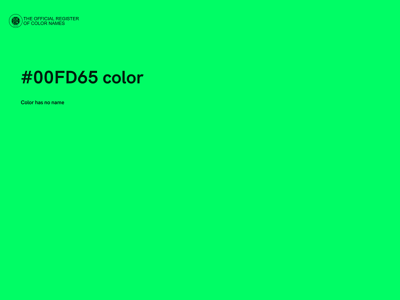 #00FD65 color image