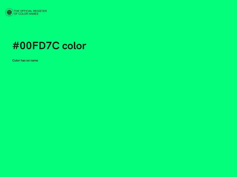 #00FD7C color image