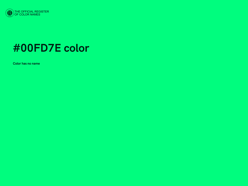 #00FD7E color image