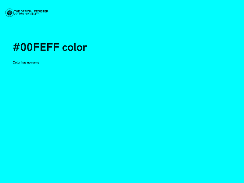 #00FEFF color image