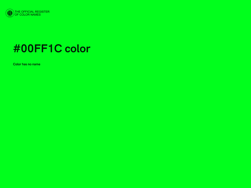 #00FF1C color image