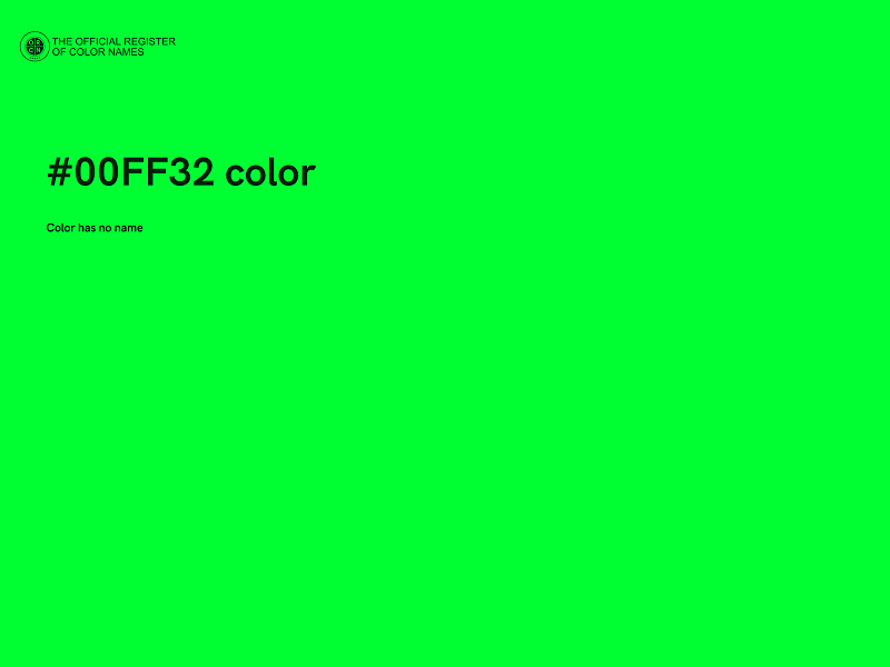 #00FF32 color image