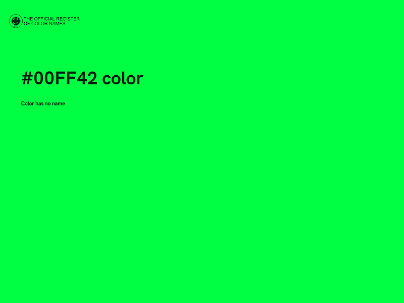 #00FF42 color image