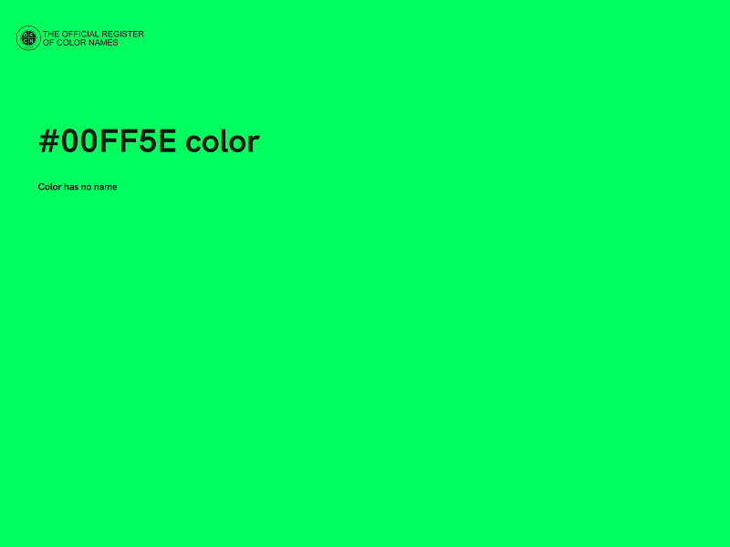 #00FF5E color image