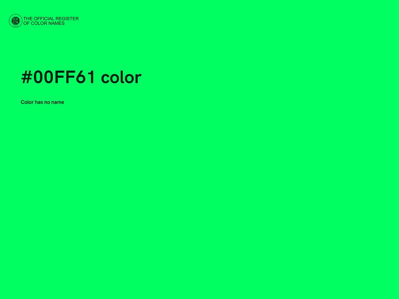 #00FF61 color image