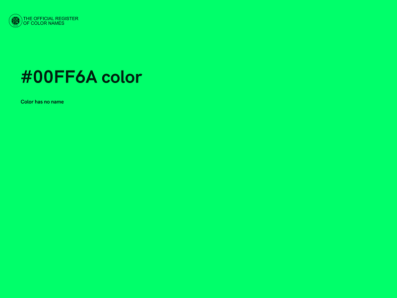 #00FF6A color image