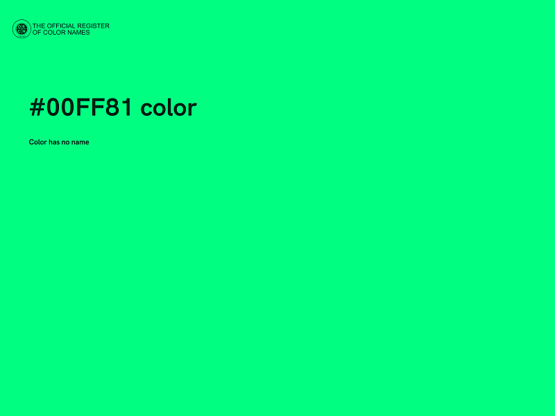 #00FF81 color image