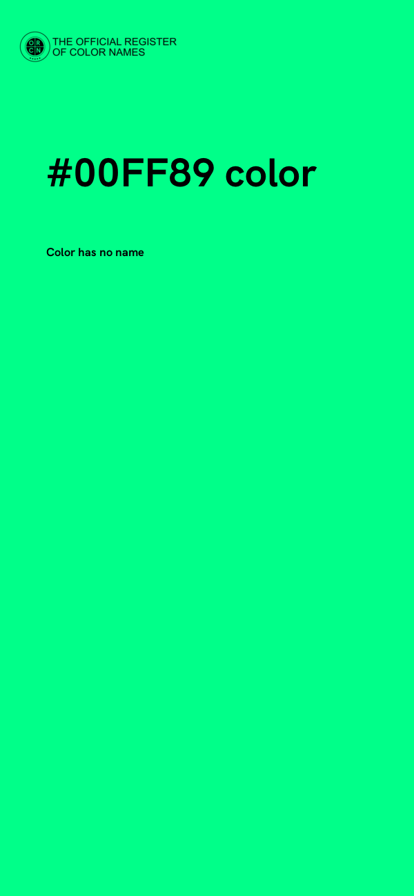 #00FF89 color image