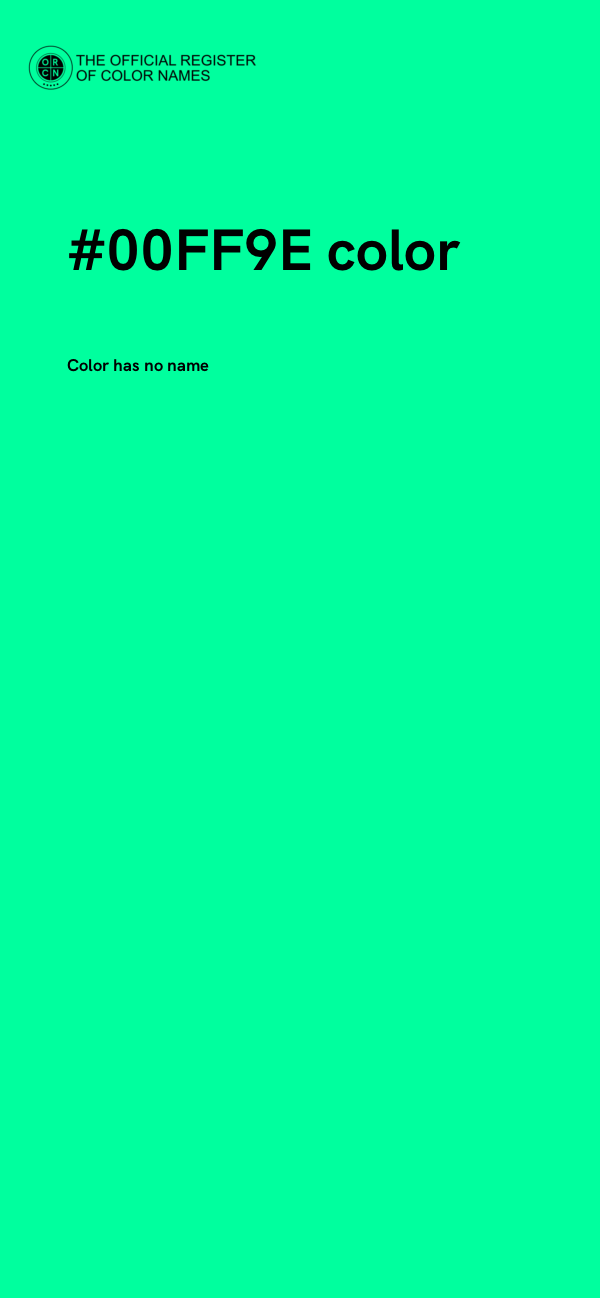 #00FF9E color image