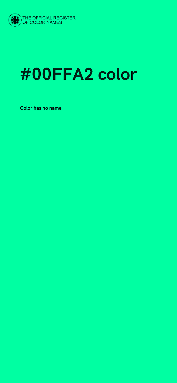 #00FFA2 color image