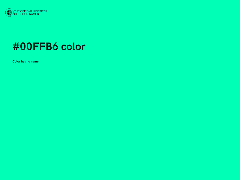 #00FFB6 color image