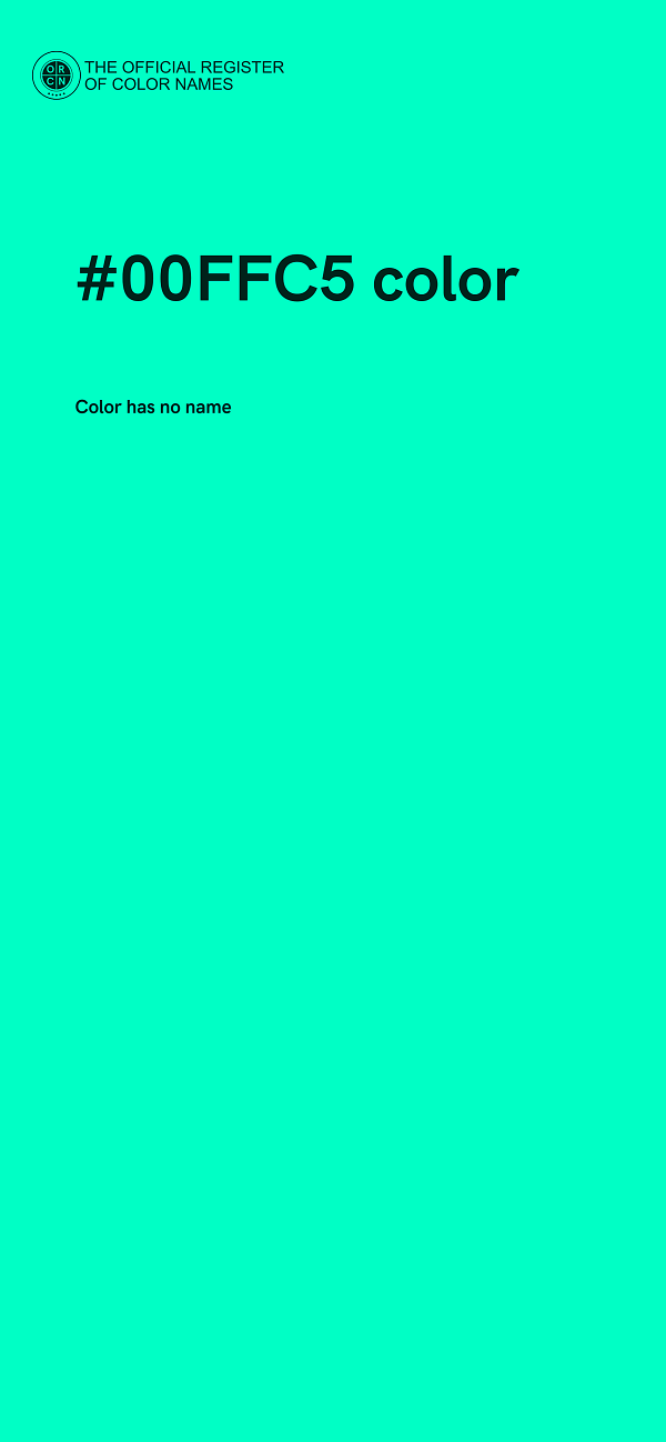 #00FFC5 color image