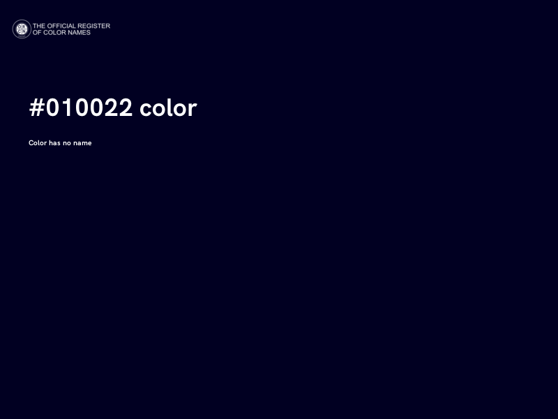 #010022 color image