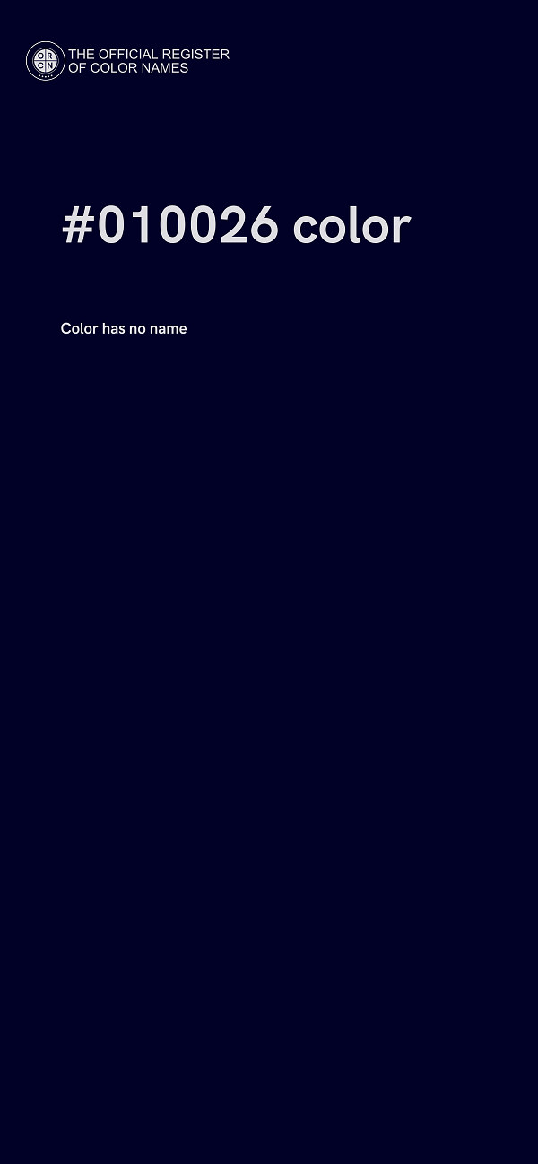#010026 color image