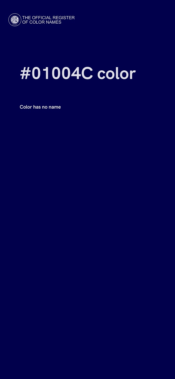 #01004C color image