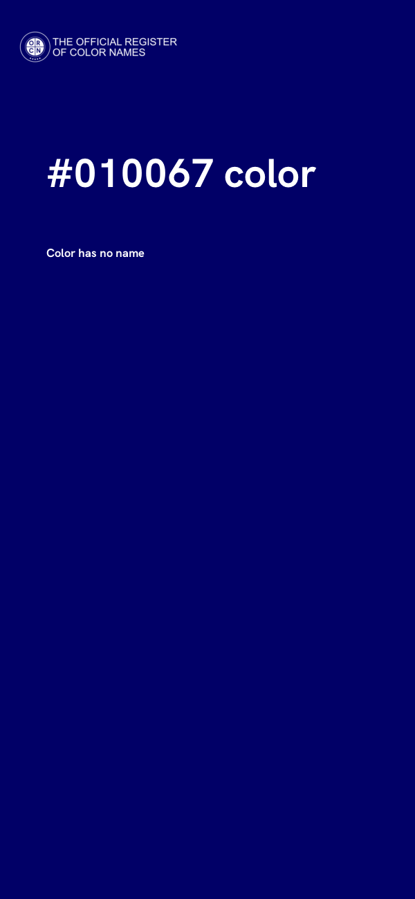 #010067 color image
