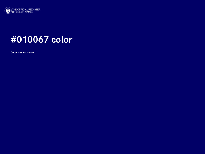 #010067 color image