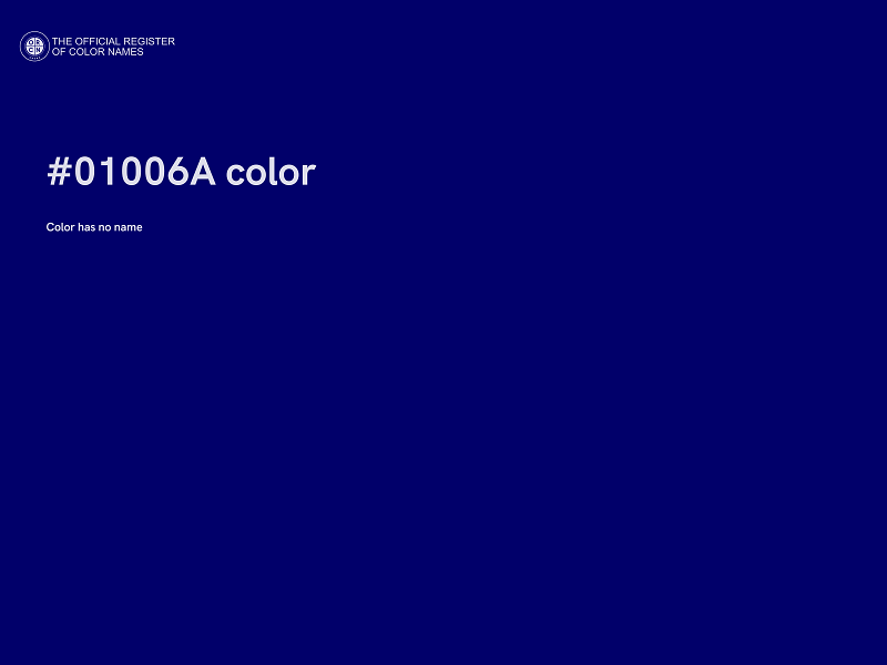 #01006A color image