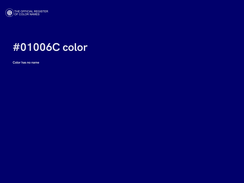 #01006C color image