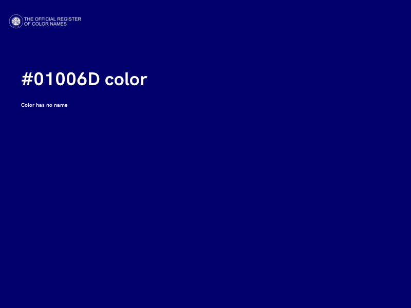 #01006D color image
