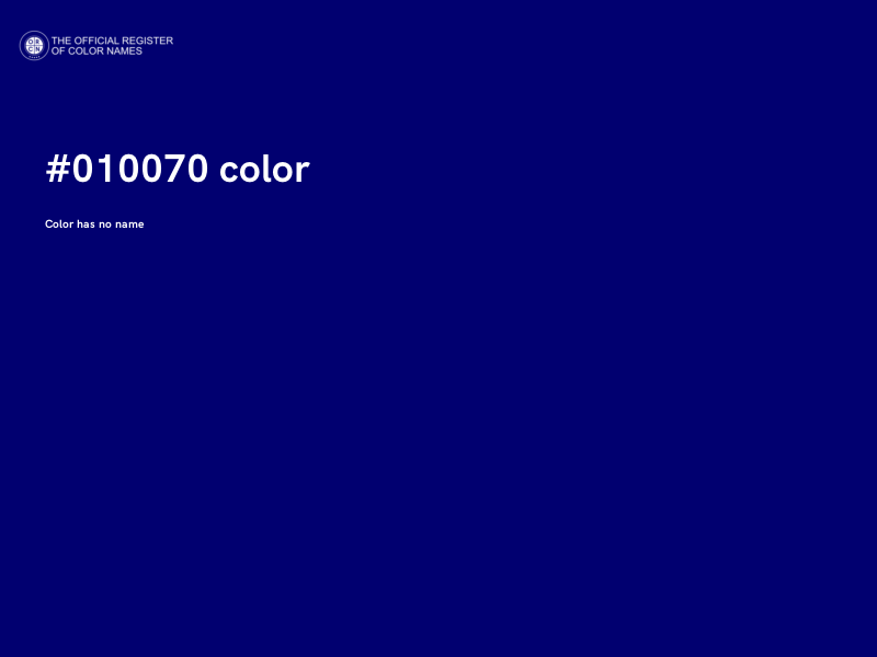 #010070 color image