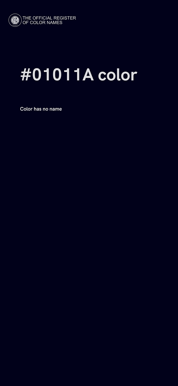 #01011A color image