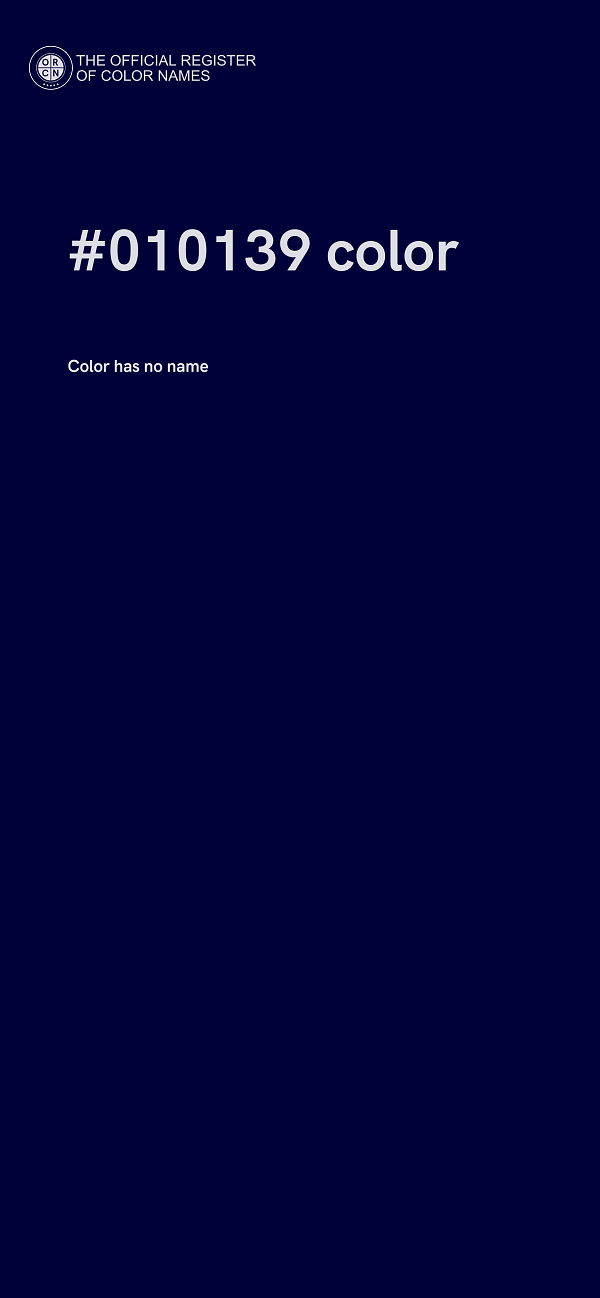 #010139 color image