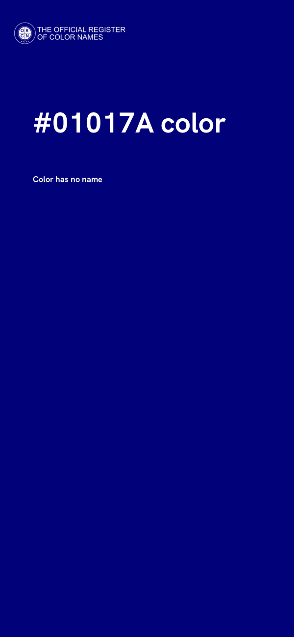 #01017A color image